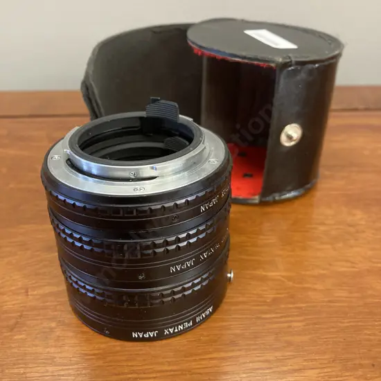 Asahi Pentax Japan Auto Extension Tube K Set With Case